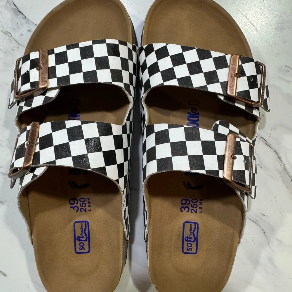 Checkered Birkenstocks - Picture 1 of 6